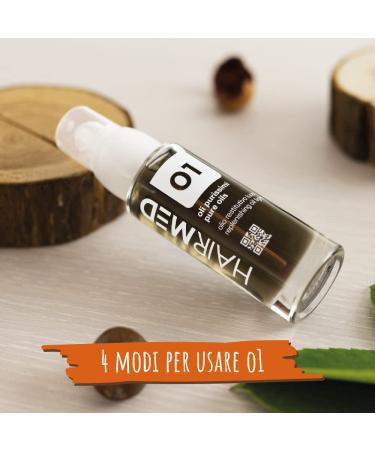 HAIRMED O1 Oil for Dry Hair - Instant Shine & Smooth Silky Hair with Argan Macadamia & Jojoba Oil - 30 ml | International Shipping Available - Buy Online on GoSupps.com