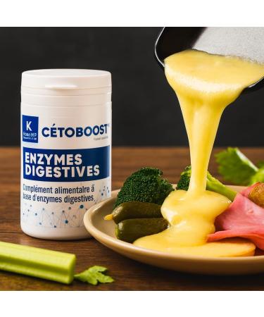  Keto M+ KETOBOST Keto-Friendly Digestive Enzymes | DigeZyme 5 Key Enzymes | Child & Adult | Vegetarian | 60 Capsules - Buy Online on GoSupps.com