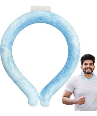 Cooling Device for Neck Reusable Ice Gel Collar Tube for Heat Reduction | Outdoor Summer Essentials Wearable Cooling Wraps for Offices Concerts Home Gym Sea Salt Blue Below 18 Degrees - Buy Online on GoSupps.com
