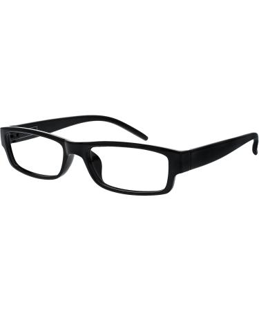 Black Lightweight Comfortable Readers 4 Pack +3.00 Magnification - Designer Style Men/Women - UVR4PK032 - Buy Online on GoSupps.com