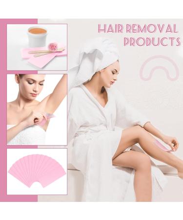 400 Wax Fleece Strips for Hair Removal - Face & Body Depilation (Rose) | International Shipping - Buy Online on GoSupps.com