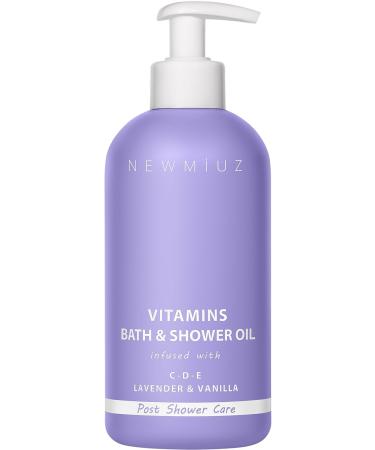 Vitamin In-Shower Body Conditioner | Soft Skin Moisturizer 2-in-1 Bath & Shower Oil | Non-Greasy Lavender Vanilla | Nourishing Self-Care Spa Gift - Buy Online on GoSupps.com