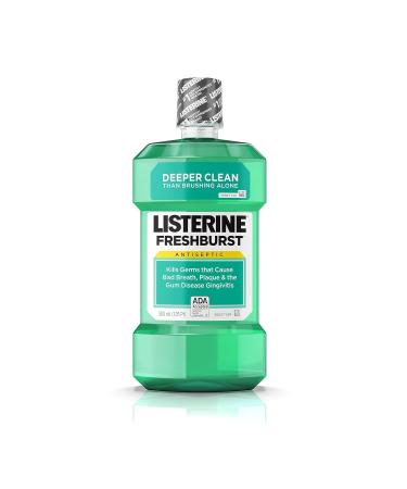 Listerine Antiseptic Mouthwash Fresh Burst 500 ml (Pack of 12)