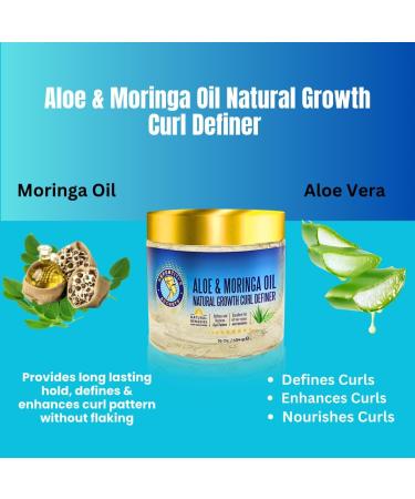 Nefertiti's Secrets Natural Growth Curl Definer | Aloe Vera & Moringa Oil for Healthy Hair | Frizz Control & Strong Hold | 16 Oz Curly Hair Products for Women - Buy Online on GoSupps.com