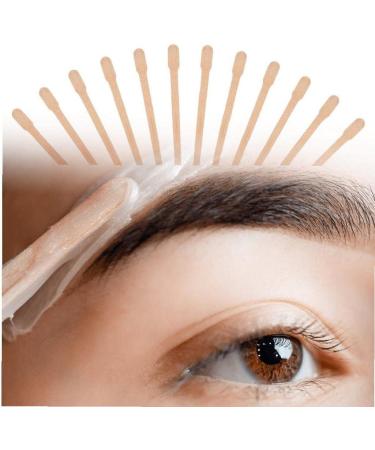 200PC Wooden Wax Applicator Sticks for Eyebrow Lip & Nose Hair Removal - Spa Quality Smooth Skin - Buy Online on GoSupps.com