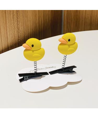 Soft Comfortable Rubber Duck Hair Clip Hairpin Hat Fashionable Clip For Lovers - Buy Online on GoSupps.com
