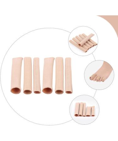 SHERCHPRY 18pcs Soft Toe Guards & Tube Protectors Set - Corn Cushions Caps for Calluses & Corns - Breathable Gel Pads for Nylon Fingers - Cuttable & Skin Color - 15X2.5CM - Buy Online on GoSupps.com