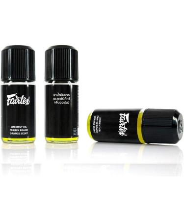 Fairtex Muay Thai Boxing Liniment Oil - Orange Scent | Best Pain Relief for Fighters - International Shipping Available - Buy Online on GoSupps.com