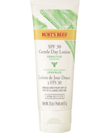 Burt's Bees Sensitive Solutions SPF 30 Gentle Hydrating Day Lotion with Aloe and Rice Milk Broad Spectrum SPF 30 Lightweight Mineral Sunscreen 99.4% Natural Origin 51 g Day Lotion 51.0