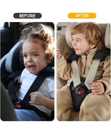 3Pcs AOMIG Baby Shoulder Strap & Crotch Cover Set for Car Seats - Soft Seat Belt Cushion Pad for Pushchair, Stroller & Universal Harness - Buy Online on GoSupps.com