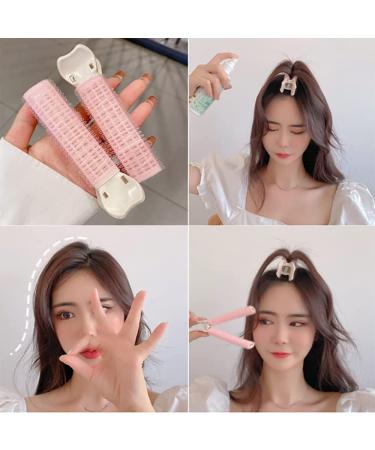 Volumizing Hair Root Clips - 4Pcs Black+Pink - Hair Volume Roller Clips - Buy Online on GoSupps.com