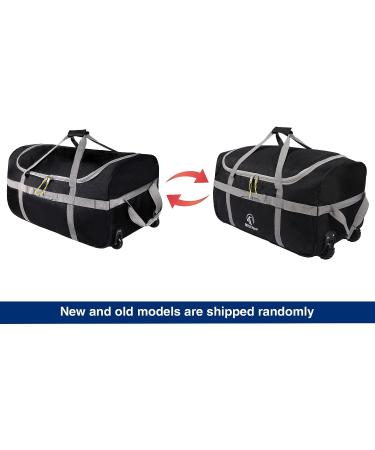 REDcamp 120L Foldable Duffle Bag with Wheels | Collapsible Extra Large Duffel Bag for Camping Travel Gear | 1680D Oxford, Black - Buy Online on GoSupps.com