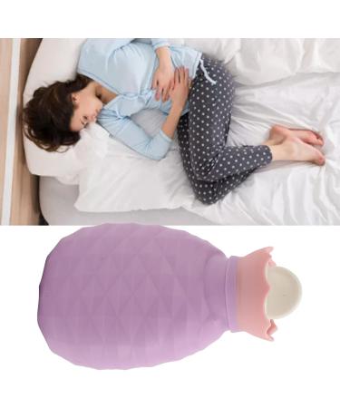 Shop Leak-proof Silicone Hot Water Bottle - Soft Pain Relief for Neck & Shoulder (Purple) | International Shipping - Buy Online on GoSupps.com