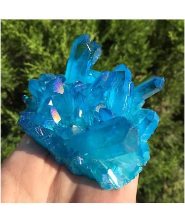Stone Crafts Aura Crystal Cluster Angel Aura Titanium Quartz Crystal Stunning Rainbow Minerals ZJGIDTEM (Size : 250-280g) - Buy Online on GoSupps.com