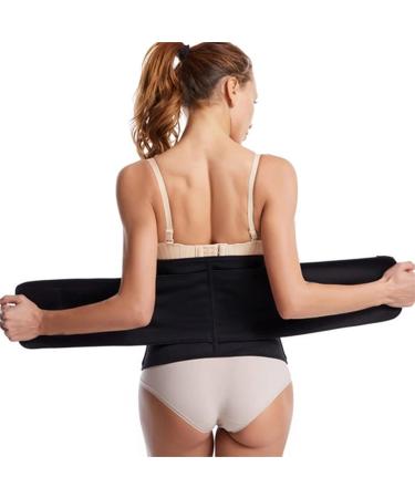 HKDYWTNB Back Brace Lumbar Support Shapewear Compression Invisible Body Shaper Waist Cincher Trainer Corset Tummy Waist Belt XXX-Large Black - Buy Online on GoSupps.com