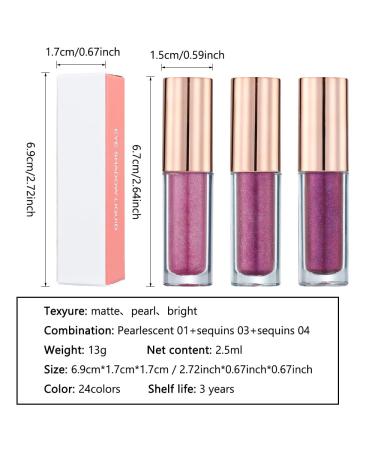Liquid Sparkling Glitter Eye Shadow Sticks Set - Waterproof Crystal Silver & Golden Eyeshadow Eyeliner Liquid Highlight Shimmer - Quick-Drying Makeup for Stunning Eyes - Buy Online on GoSupps.com