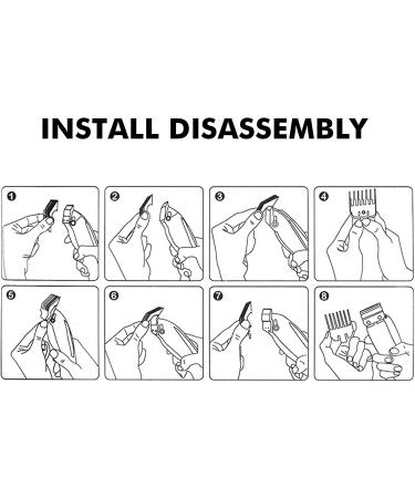 2 Sizes Limit Comb Hair Clipper Guide Attachment for Cordless Electric Hair Clipper Shaver Salon Haircutting Tool (Color : Red) (White) - Buy Online on GoSupps.com