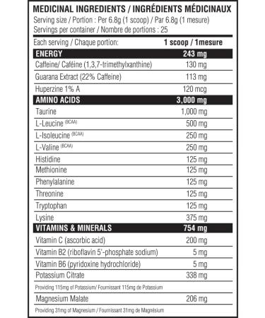 Believe Supplements - Amino+Energy6-6 Hours Energy Supplement with Vitamins Minerals and Stimulants - Boost Focus and Energy - ZERO sugar (Blue Raspberry) - Buy Online on GoSupps.com