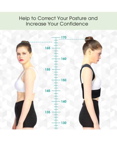 Adjustable Back Brace Posture Corrector for Men & Women - Relieve Upper Back Pain & Improve Posture - Buy Online on GoSupps.com