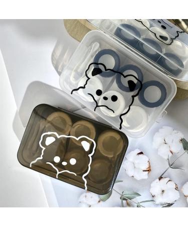 Buy Miedeon Travel Contact Lens Container Set - 4 Durable Etui in 2 Colors | Ideal for International Shipping - Buy Online on GoSupps.com