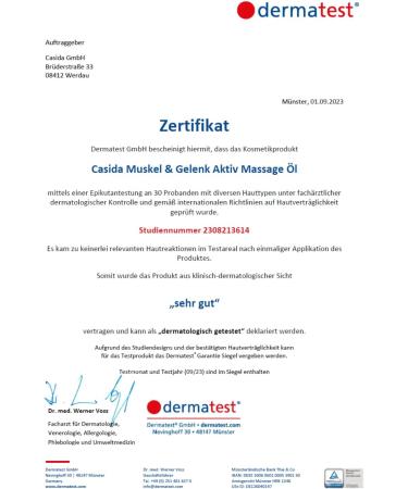 Casida Muscle & Joint Active Massage Oil - 100% Natural Relief for Muscle Joint & Back Pain - 50 ml - Buy Online on GoSupps.com