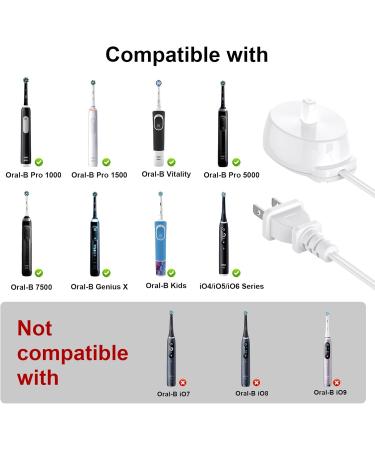 Replacement Oral B Charger Base for Pro 1000 1500 2000 3000 5000 & More - Braun Electric Toothbrush Charger - Worldwide Shipping - Buy Online on GoSupps.com