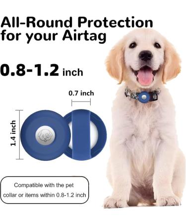 PKQtop Protective Cover for Apple Airtag - Silicone Case for Dog Collars & School Bags - Anti-Lost Locator - Buy Online on GoSupps.com