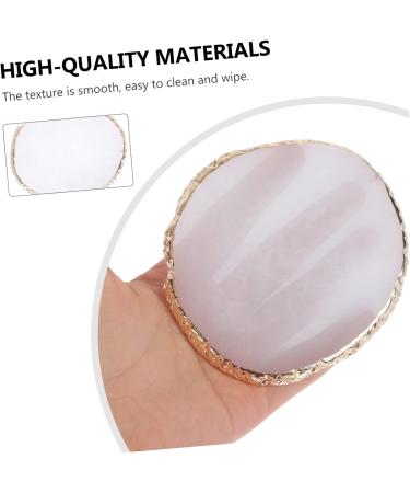 VICASKY Palette De Manucure Plateau De M lange De Couleurs Forme Ronde Dor e Plastique Blanc Pour Nail Art Professionnel Et Amateur Utilisation En Salon De Beaut Domicile - Buy Online on GoSupps.com