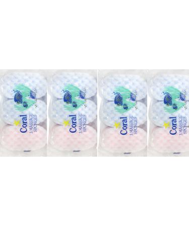 Bath Sponges - 12 Bath Sponges for All Ages - Bath Sets - Bath Gifts - Men Women and Kids