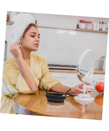 FRCOLOR Cleanser of makeup brush foundation brush cleaner pad foldable makeup brush bowl brush scrubber holder makeup brush washing bowl makeup gadgets creative brush not hurt Silica gel - Buy Online on GoSupps.com