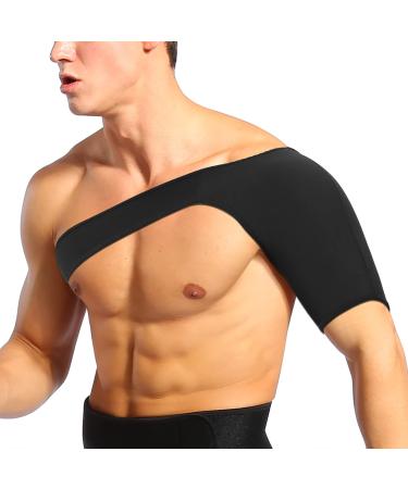Milltrip Shoulder Strap Shoulder Support Strap Brace Keep Warm Injuries Pain Arm (L46-49cm)