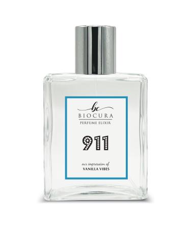 BC Perfume 911 Inspired by Vanilla Vibes For Women & Men Fragrance Dupes Eau de Parfum Bottle 3.4 Fl Oz/100ml