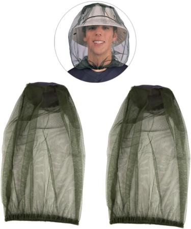 Inoomp 20 STK Mosquito Net - Outdoor Bug Repellent Head Net for Travel & Field Use - Anti-Mosquito Cap & Mesh Protection - Buy Online on GoSupps.com