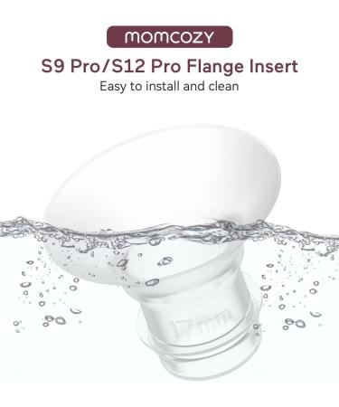 Momcozy Flange Insert 17mm for Momcozy S9 Pro/S12 Pro. Original S9 Pro/S12 Pro Breast Pump Replacement Accessories 1PC (17mm) - Buy Online on GoSupps.com