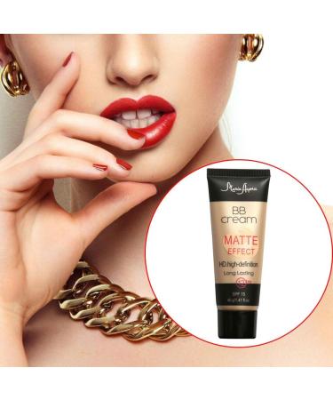  osiuujkw Non Toxic Face Foundation Cream Easy to Apply Matte Finish Non Irritant Gentle to Control Oil Matte BB Concealer No.05 - Buy Online on GoSupps.com