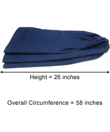 Alfie Pet Ridley Bird Classic Round Dome Cage Cover in Navy Blue - Buy Online on GoSupps.com