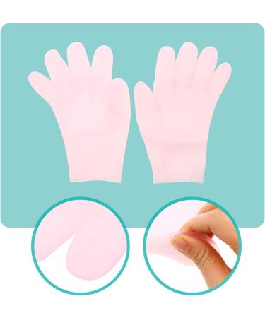 FRCOLOR 1 Pair Moisturising Gloves Anti Wrinkle Gloves Cracked Gel Gloves Hand Spa Mask Gloves Lotion Moisturising Gloves Women's Mittens 21.5X11.5cm - Buy Online on GoSupps.com