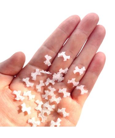 100pcs/set Bows Nail Charm Crystal Bowknot Nail Art 3D Bows Nail Art Decorations Bows Nails Art Jewelry Bows Nail Charm