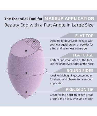 Dolovemk Large Makeup Sponges Blender Supple Foundation Sponge with a Flat Angle Body Makeup Sponge Powder Puff Soft Beauty Sponge Blender Latex-Free for Foundation Bronzers Highlighters Body Makeup - Buy Online on GoSupps.com