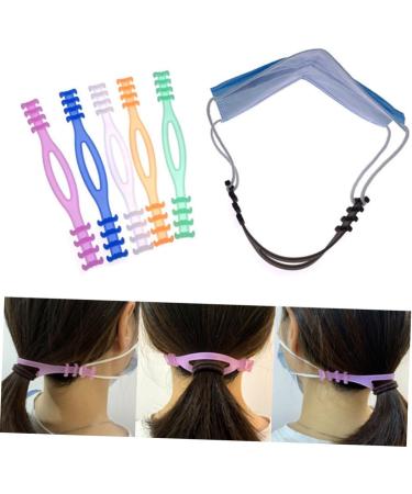 CliSpeed 24 Pcs Ear Mask Buckles - Black Adjustable Lanyard Hooks for Face Cover - No Trace 15x1.5cm Secure & Comfortable Fit - Buy Online on GoSupps.com