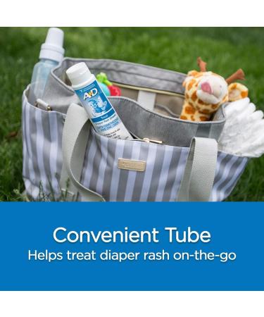 A+D Zinc Oxide Diaper Rash Treatment Cream 10% Zinc Oxide 4oz Pack of 4 - Baby Skin Care - Buy Online on GoSupps.com