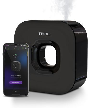 MEIDI Bluetooth Waterless Essential Oil Diffuser - Smart Aromatherapy for Home Office & Spa | App Control Timer & Cordless Design - Buy Online on GoSupps.com