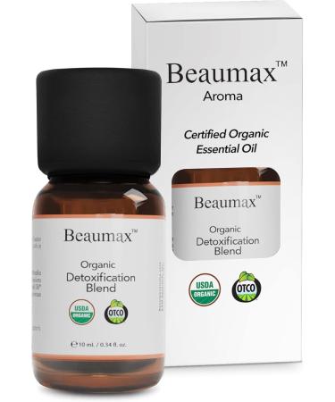 Detoxification Blend Synergy Organic Oil - Beaumax USDA Certified 100% Pure Therapeutic Grade Undiluted Aroma Oil 10ml (0.34 fl oz) - Buy Online on GoSupps.com
