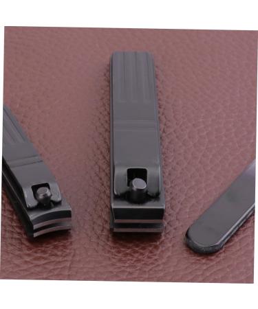 FRCOLOR Art fingernail Clippers Nail Manicure Tool Nail File Tool Nail Clippers Manicure Nail Art Tool Manicure Clipper toenail Clippers Toe Nail Pusher Stainless Clippers 10.3*7CM Black - Buy Online on GoSupps.com