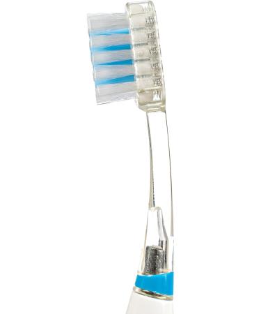 Power Brush and Floss System for Sensitive Teeth - Vibrating Flosser with Retractable Bristles Brush Head Stand & Floss Clips - Ideal for Gentle Oral Care - Buy Online on GoSupps.com