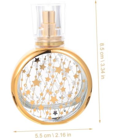 Angoily Perfume Bottle Travel Perfume Fine Mist Spray Bottle Perfume Containing Bottle Walking Stick Tips Metal Perfume Container Gold Spray Perfume Sprayer Filling up Glass - Buy Online on GoSupps.com