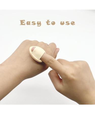 OHYER 10 Pieces Beauty Sponge Makeup Sponge Super Soft Double Sided Wet and Dry Finger Powder Puff Powder Puff Powder Puff Triangular Washable Mini - Buy Online on GoSupps.com
