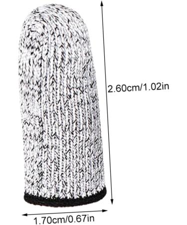 6 Pair Reusable Finger Cots - Protective Sewing Finger Sleeves for Men & Women - High Strength Polyethylene Thumb Covers - Buy Online on GoSupps.com