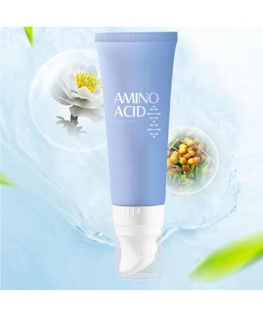  JPSDOWS Amino Acid Face Wash - Gentle Hydrating Facial Cleanser with Brush | 120g Oil Free Nourishing Face Wash for Oily Skin & Skin - Buy Online on GoSupps.com