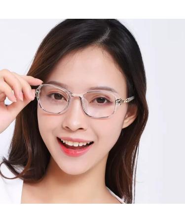 Fashion Large Frame Reading Glasses for Women - Anti Blue Light Computer Readers in Pink (Size: 2.25+) - Buy Online on GoSupps.com